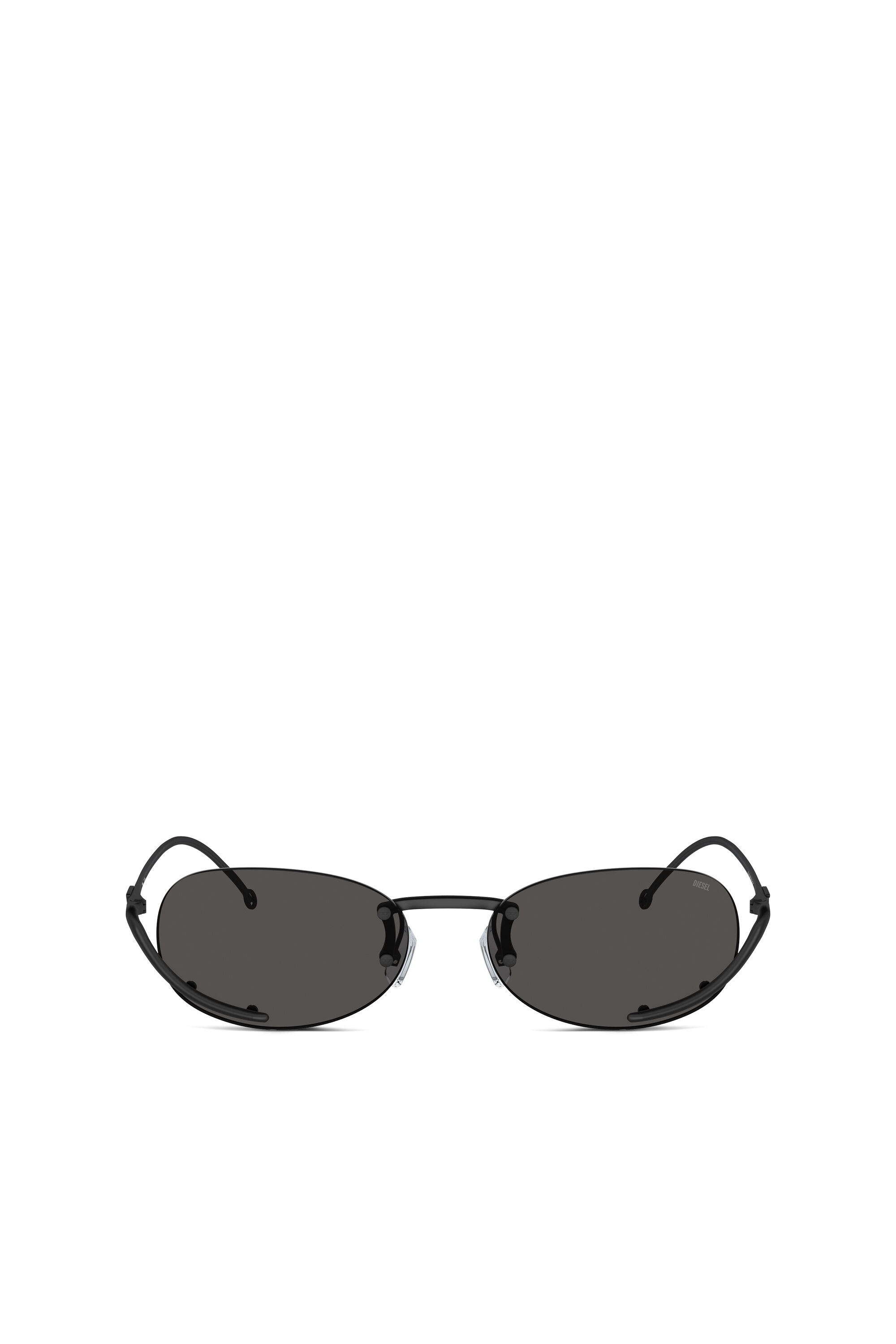Diesel - 0DL1004, Gafas ovales Unisex in Negro - 1