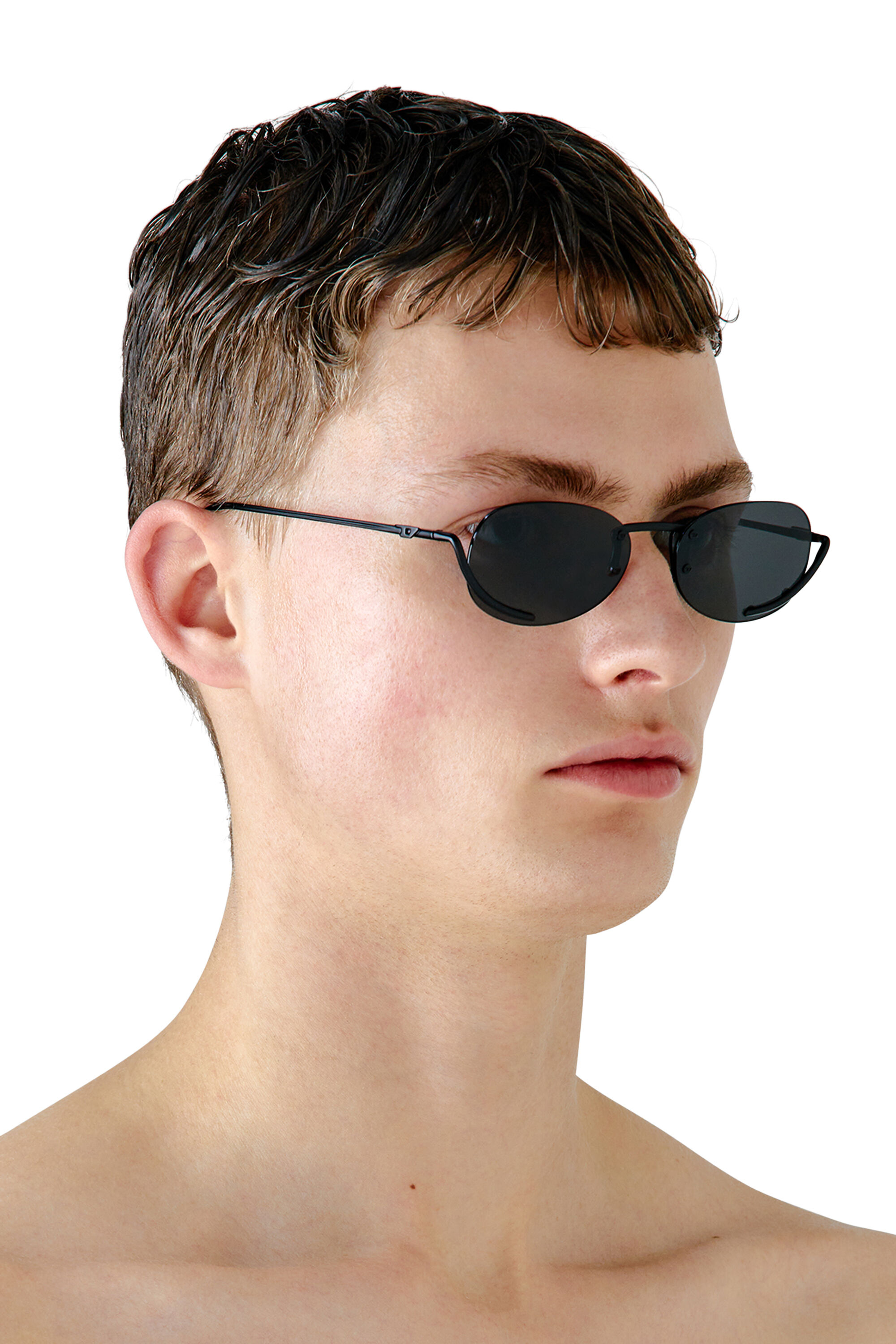 Diesel - 0DL1004, Gafas ovales Unisex in Negro - 4