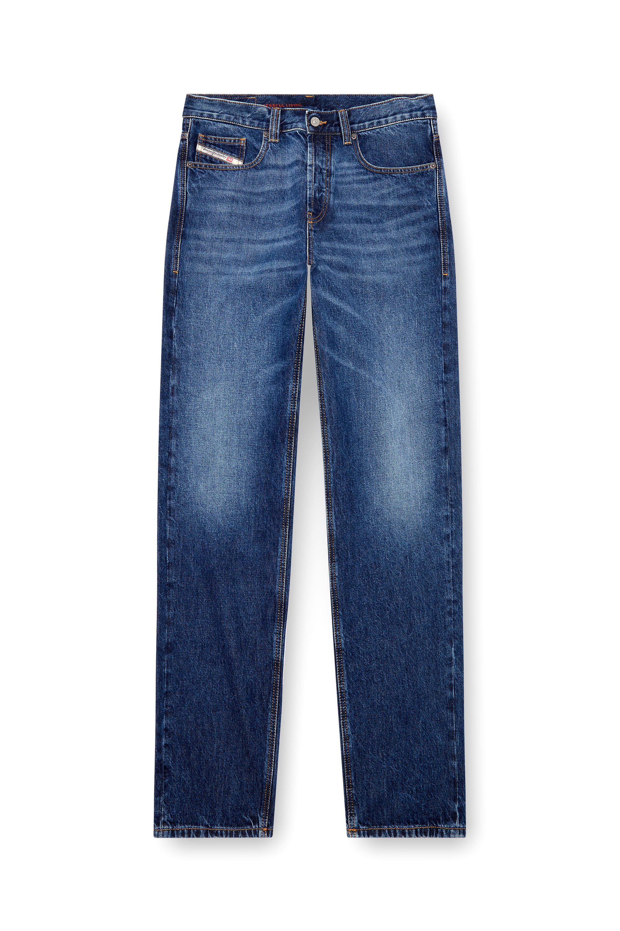 Diesel - Regular Jeans 2024 D-Macs 09I27 Hombre, Azul Oscuro - 3