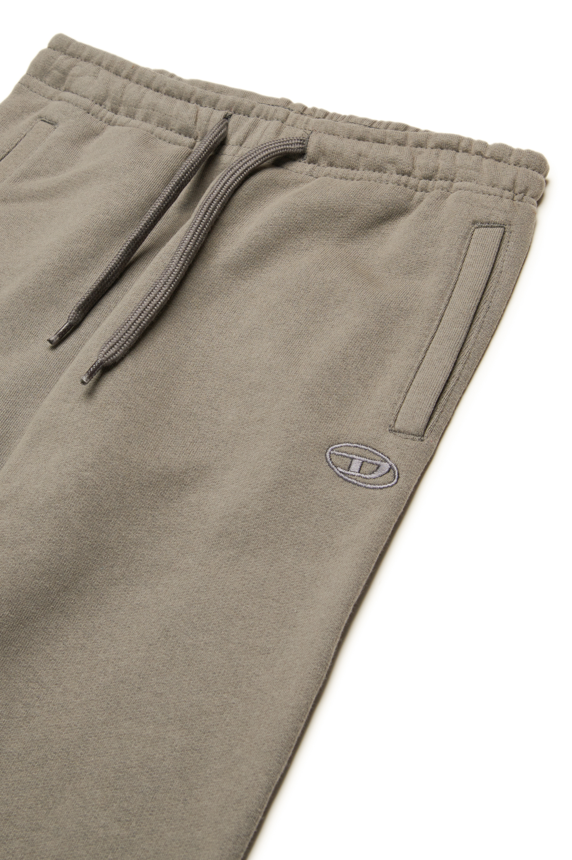 Diesel - PMARKYMEGOVALD, Pantalones deportivos con bordado Oval D mega Hombre in Gris - 3