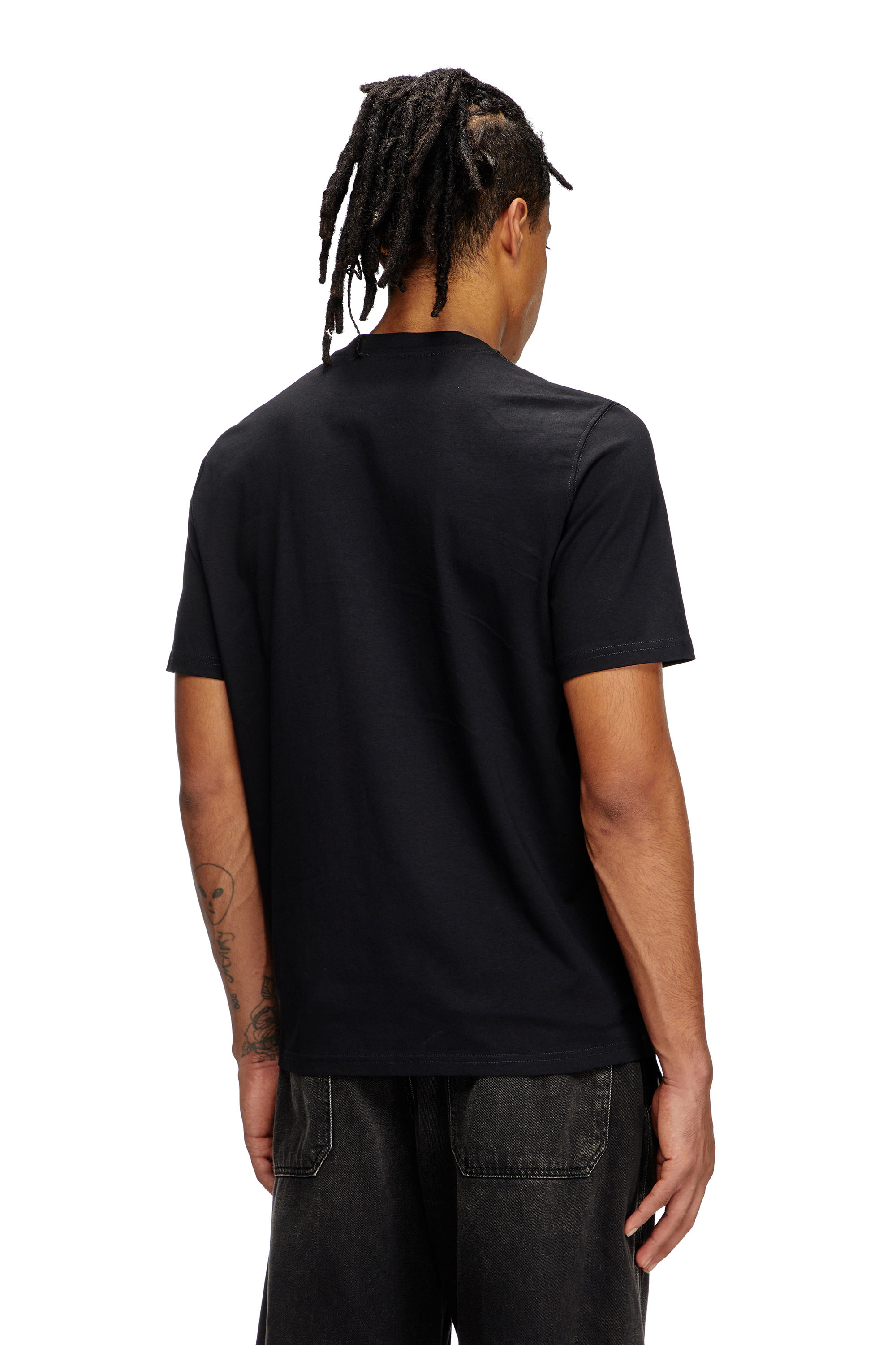 Diesel - T-ADJUST-R25, Camiseta con estampado Diesel Core Hombre in Negro - 5