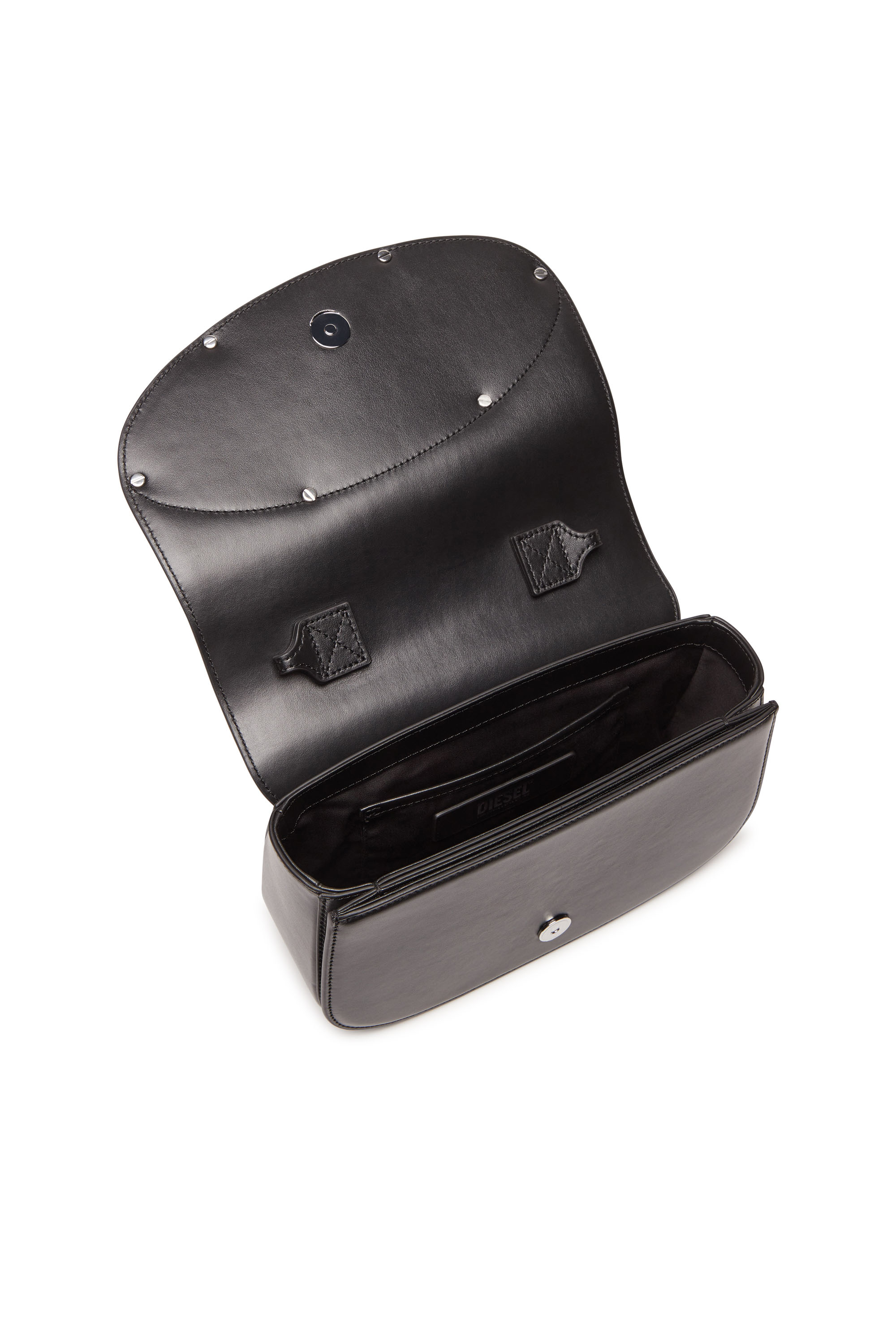 Diesel - 1DR M, 1DR M-Bolso icónico mediano de piel Mujer in Negro - 4
