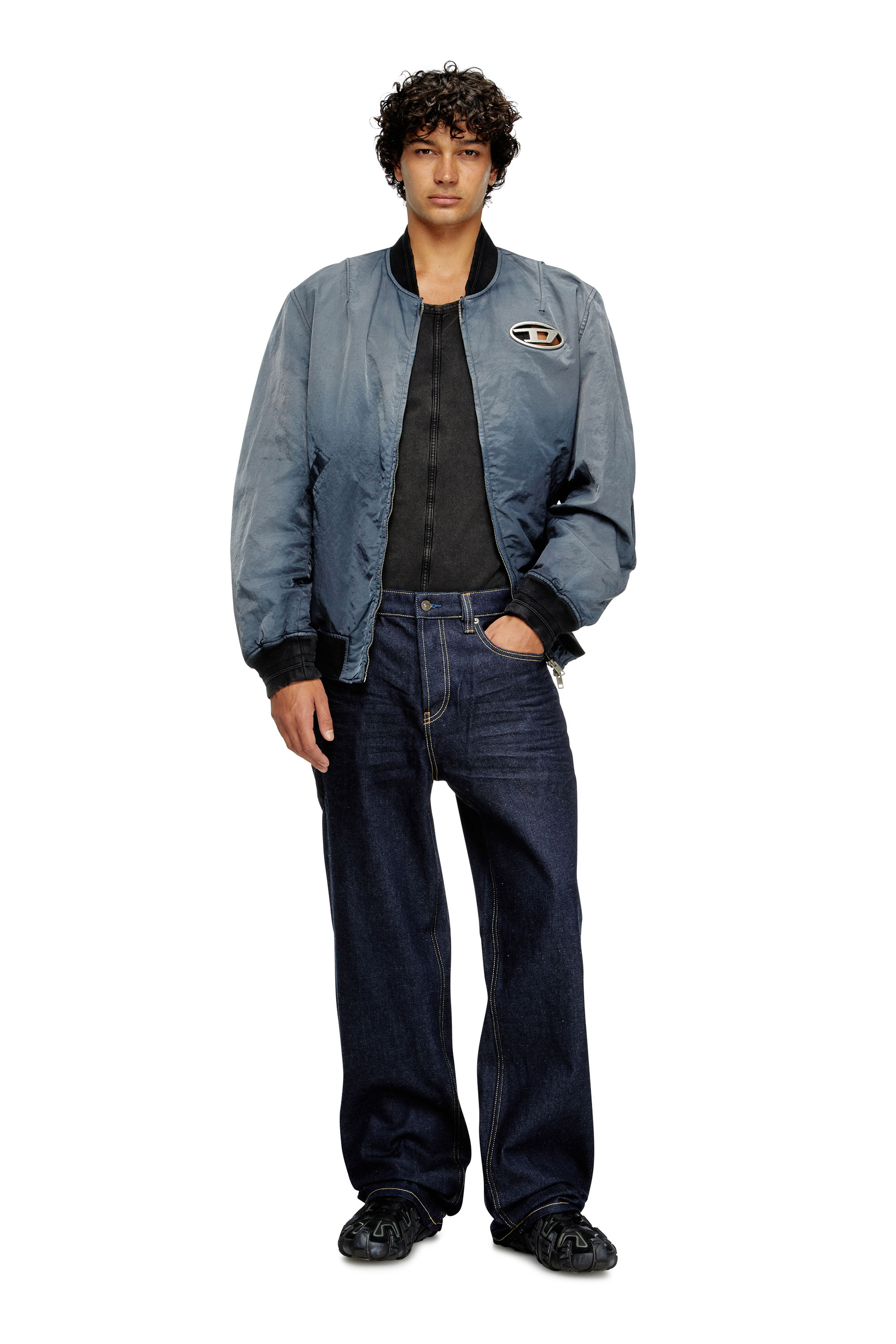 Diesel - Relaxed Jeans 2001 D-Macro 0GRDV Hombre, Azul Oscuro - 1