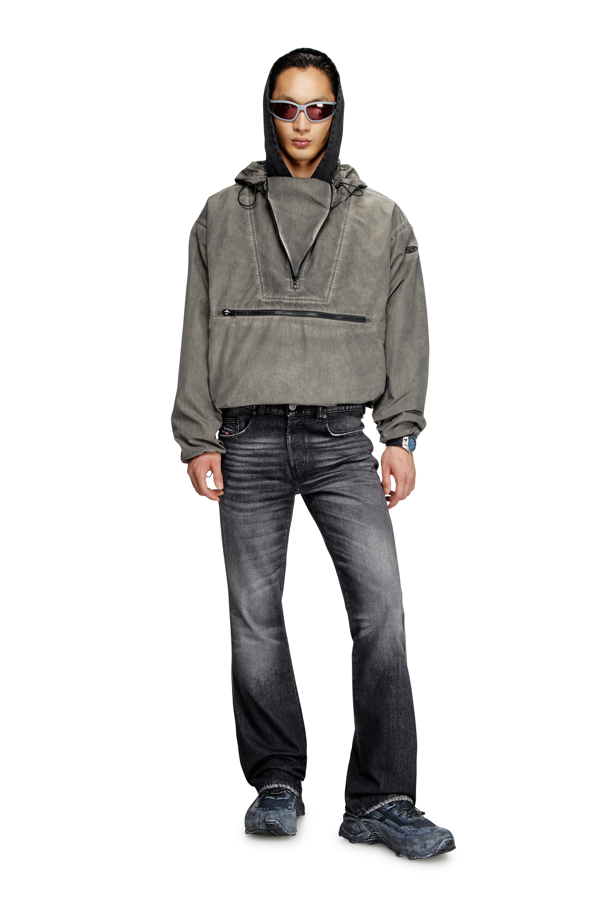 Diesel - Bootcut Jeans 1998 D-Buck 09L50 Hombre, Negro/Gris oscuro - 1