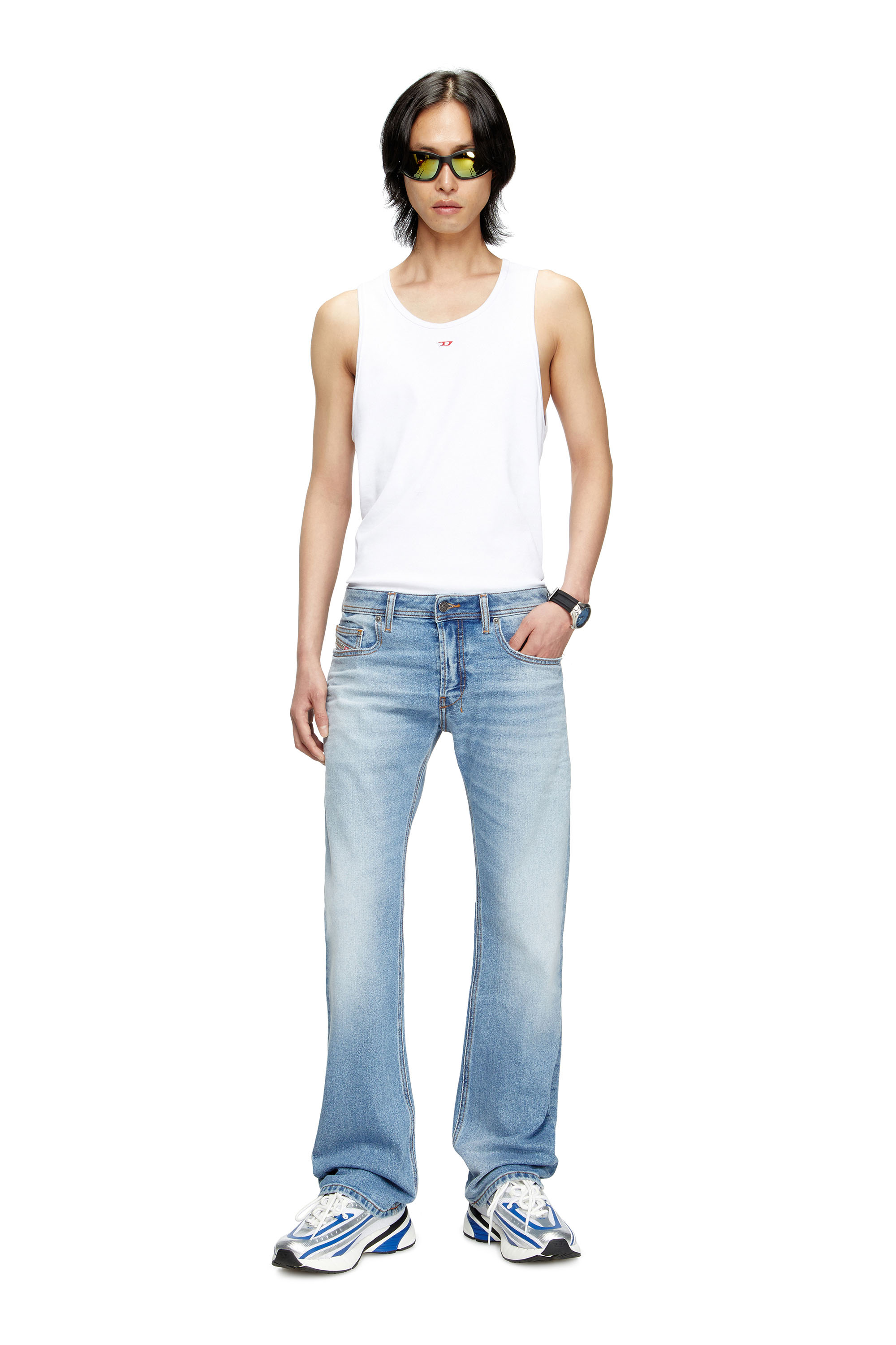 Diesel - Bootcut Jeans 2007 Zatiny 0DBDV Hombre, Azul Claro - 1